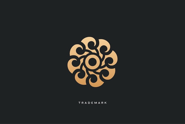 logotipo de vector de redes comerciales de marketing abstracto