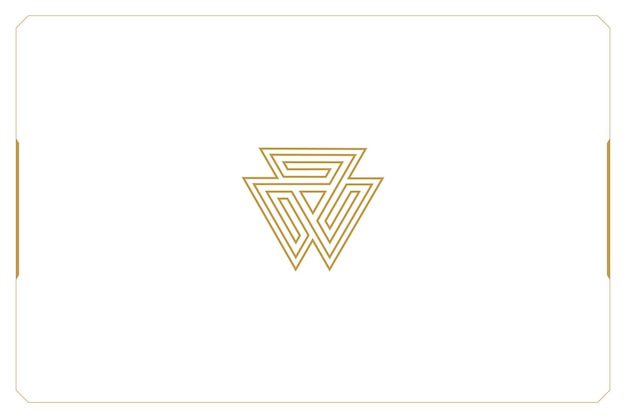 Logotipo de vector de redes de comercio de marketing de hexágono abstracto