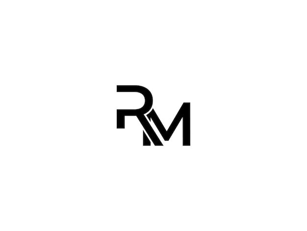 El logotipo del vector RM
