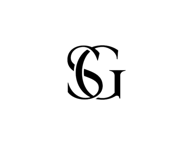 El logotipo del vector SG GS