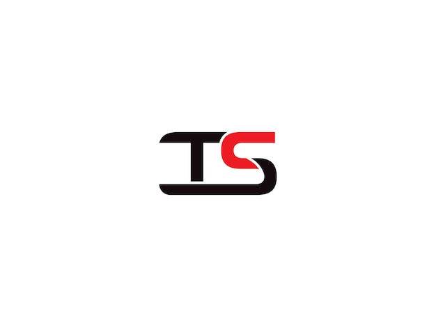 El logotipo del vector TS