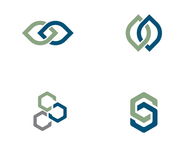 Logotipo de vector de unidad abstracta corporativa empresarial
