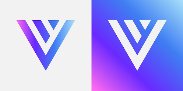 El logotipo del vector v