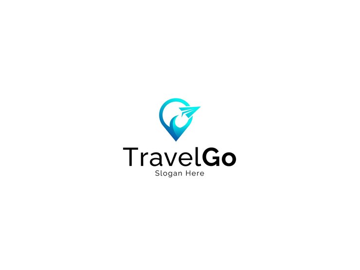 Logotipo del vector de viaje