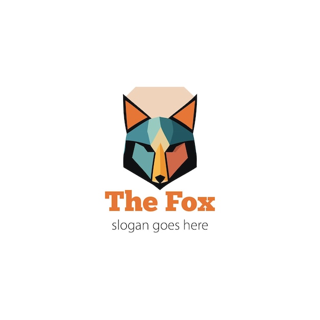 el logotipo del vector zorro