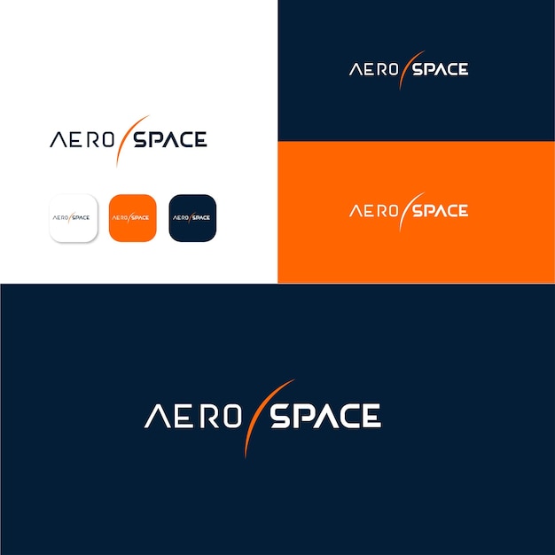Logotipo vectorial AERO SPACE para su empresa