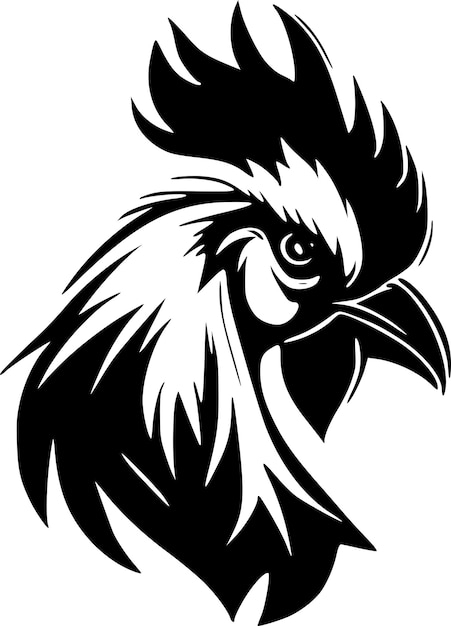 Vector el logotipo vectorial de alta calidad del gallo ilustración vectorial ideal para el gráfico de la camiseta