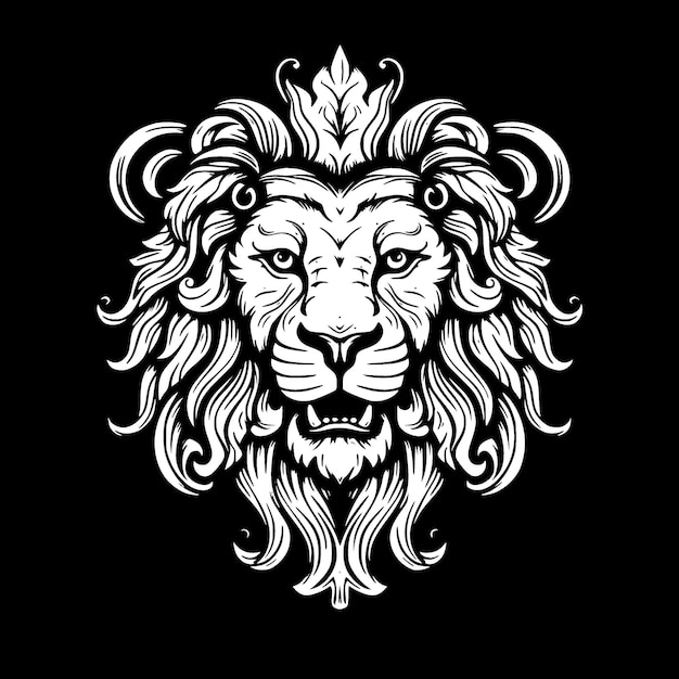 Logotipo vectorial de alta calidad de León Ilustración vectorial ideal para gráficos de camisetas