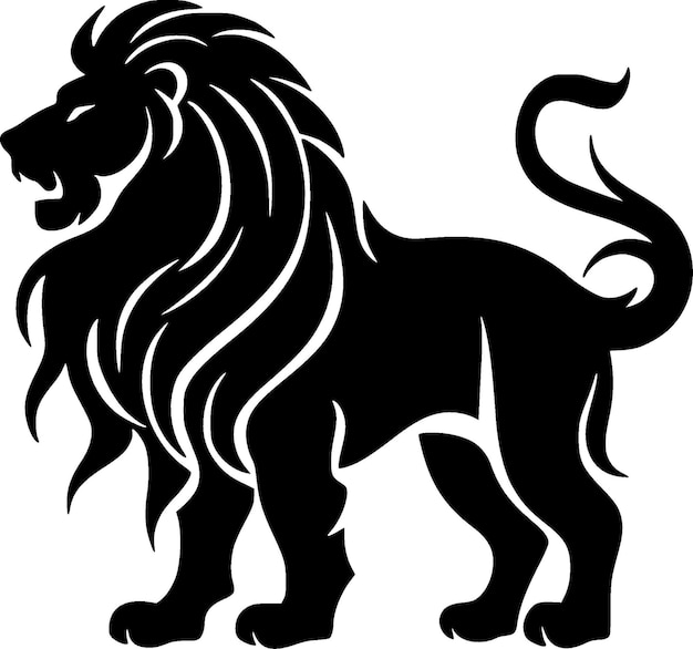 Logotipo vectorial de alta calidad de León Ilustración vectorial ideal para gráficos de camisetas