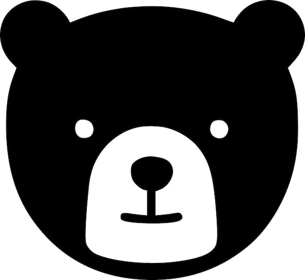 Logotipo vectorial de alta calidad de oso ilustración vectorial ideal para gráficos de camisetas