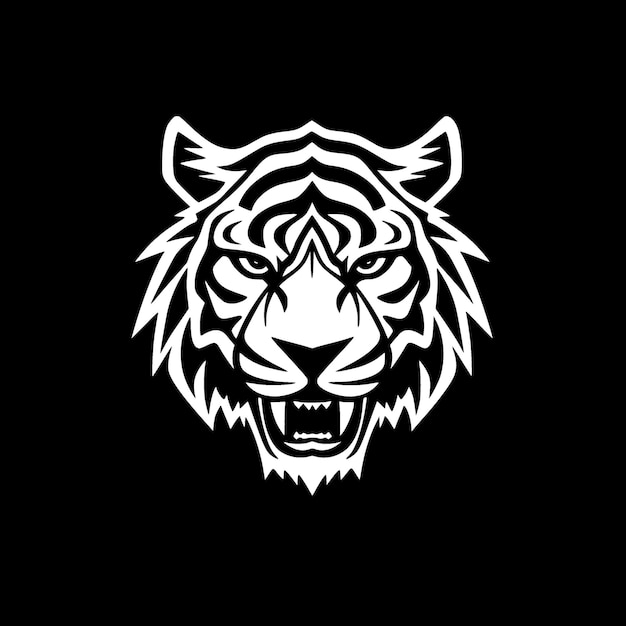 Logotipo vectorial de alta calidad del tigre Ilustración vectorial ideal para gráficos de camisetas