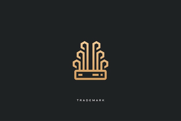 logotipo vectorial de animales de pulpo digital