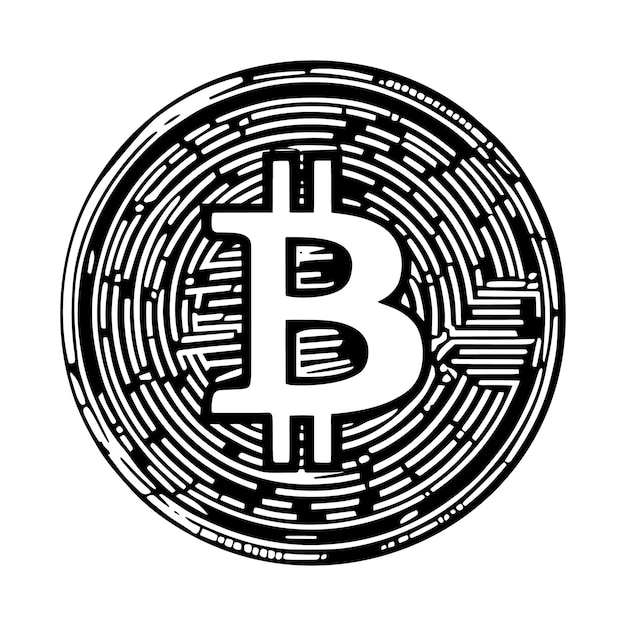 Logotipo vectorial de Bitcoin