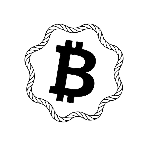 Logotipo vectorial de Bitcoin