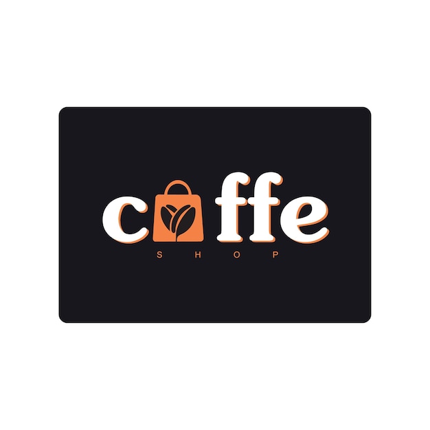 El logotipo vectorial de la cafetería