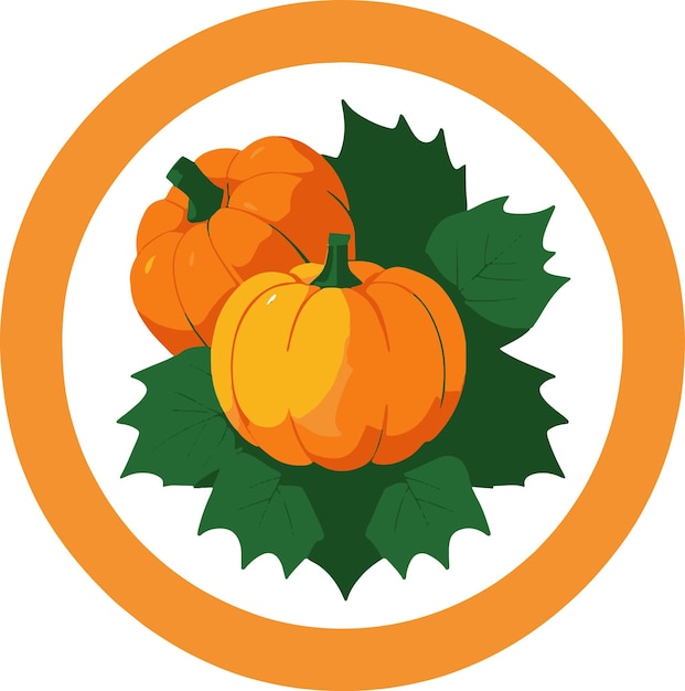 Logotipo vectorial de la calabaza