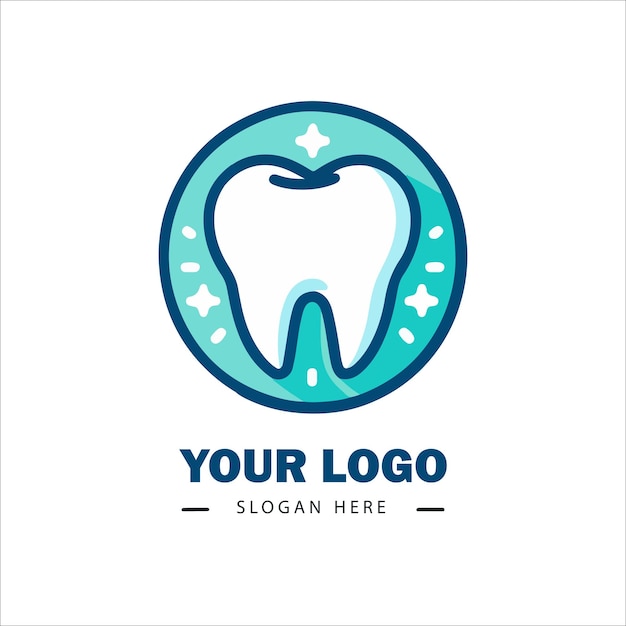 logotipo vectorial de una clínica dental