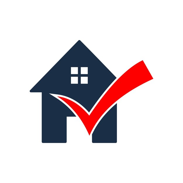 logotipo vectorial de control de casa