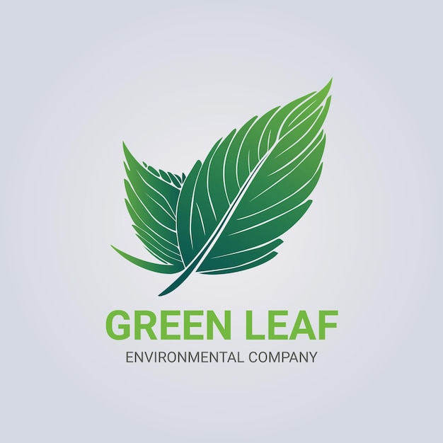 Logotipo vectorial para una empresa ecológica o cosmética
