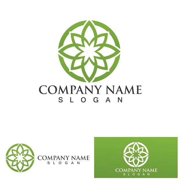 Logotipo vectorial de energía ecológica con símbolo de hoja Color verde con gráfico de destello o trueno Naturaleza y electricidad renovable Este logotipo es adecuado para la tecnología de reciclaje orgánico