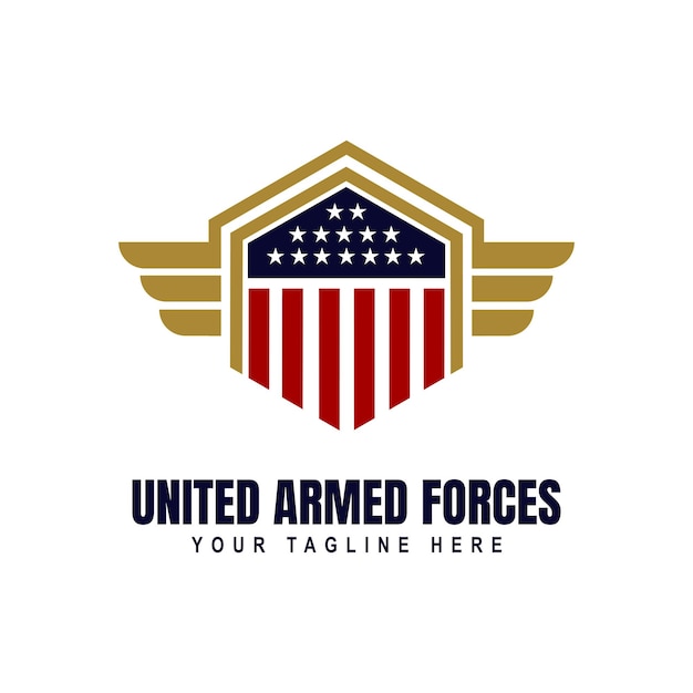 Logotipo vectorial de las fuerzas armadas de los Estados Unidos
