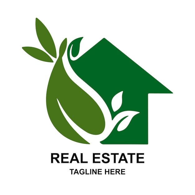 Logotipo vectorial gratuito para soluciones para el hogar de bienes raíces que es una solución para el hogar