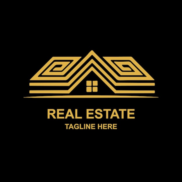 Logotipo vectorial gratuito para soluciones para el hogar de bienes raíces que es una solución para el hogar
