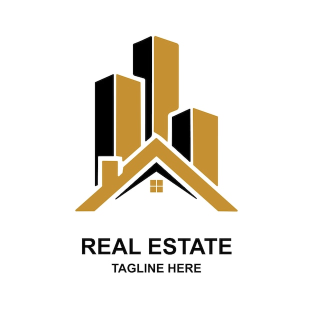 Logotipo vectorial gratuito para soluciones para el hogar de bienes raíces que es una solución para el hogar