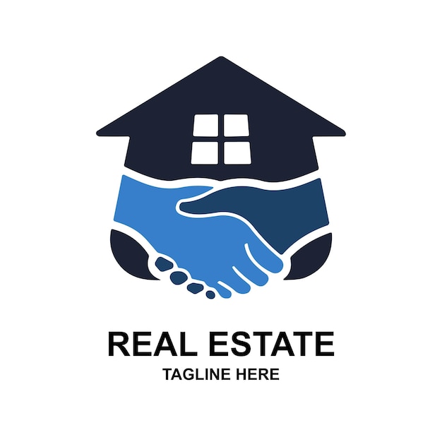 Logotipo vectorial gratuito para soluciones para el hogar de bienes raíces que es una solución para el hogar