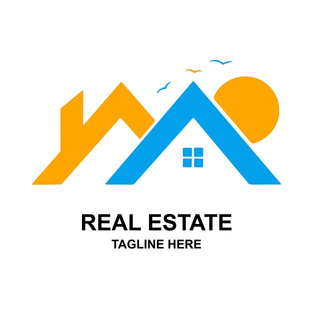 Logotipo vectorial gratuito para soluciones para el hogar inmobiliario que es una solución para el hogar