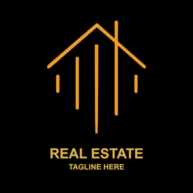 Logotipo vectorial gratuito para soluciones para el hogar inmobiliario que es una solución para el hogar
