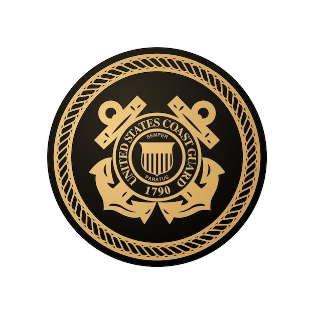 Logotipo vectorial de la Guardia Costera de los Estados Unidos
