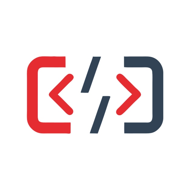 logotipo vectorial para el icono de codificación