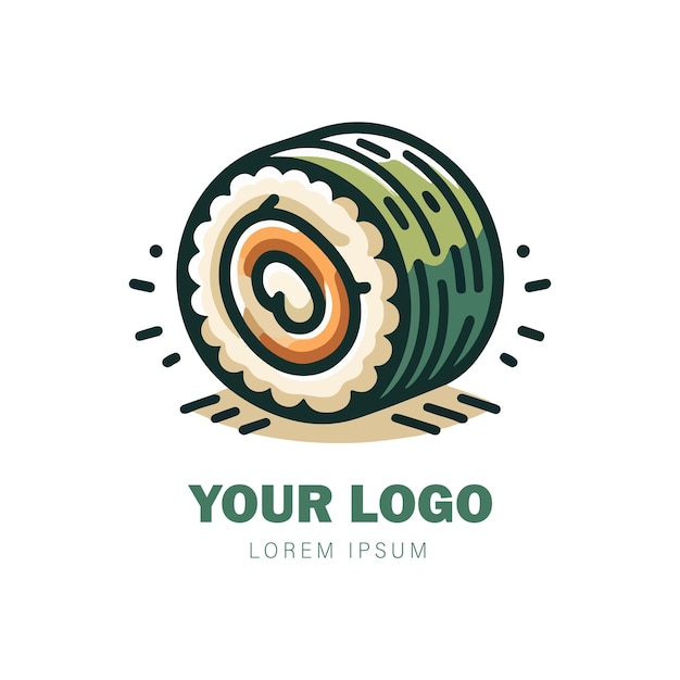 logotipo vectorial de un kimbab