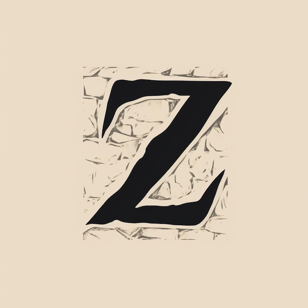 Un logotipo vectorial de letra monograma Z