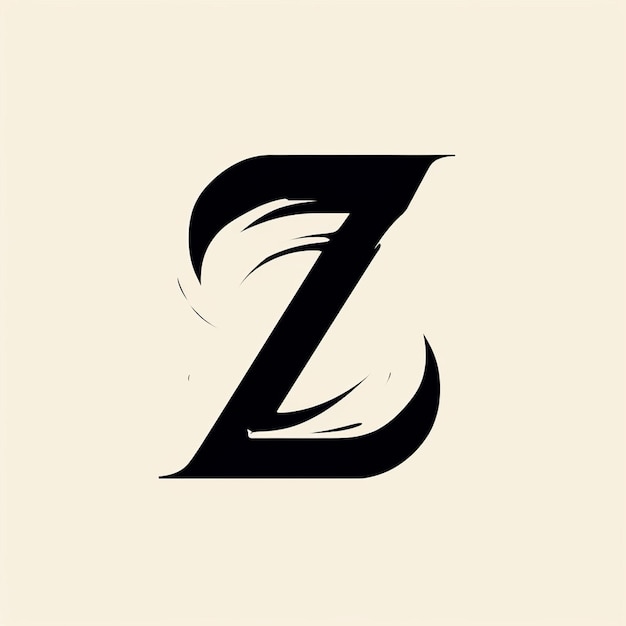 Un logotipo vectorial de letra monograma Z