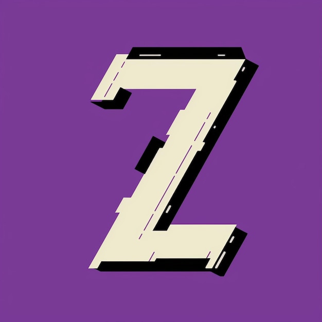 Un logotipo vectorial de letra monograma Z