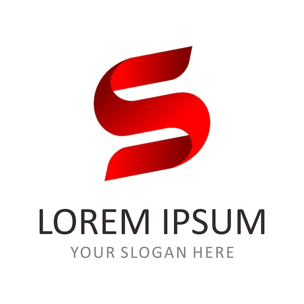 logotipo vectorial de la letra S