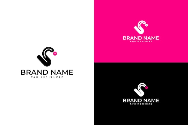 logotipo vectorial de letra SI simple