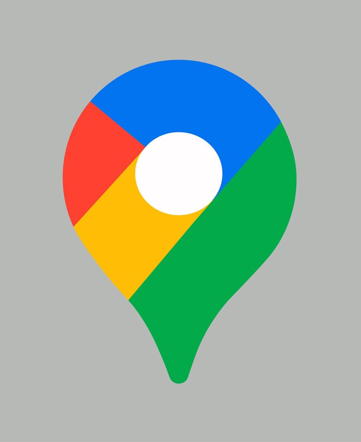 Vector el logotipo vectorial de los mapas de google