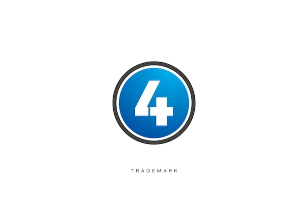 Logotipo vectorial numérico