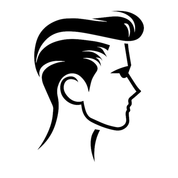 Logotipo vectorial de peluquero