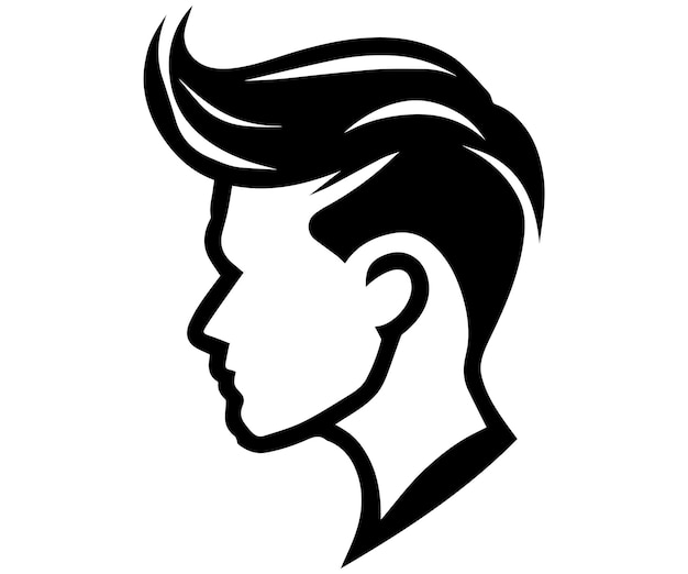 Logotipo vectorial de peluquero