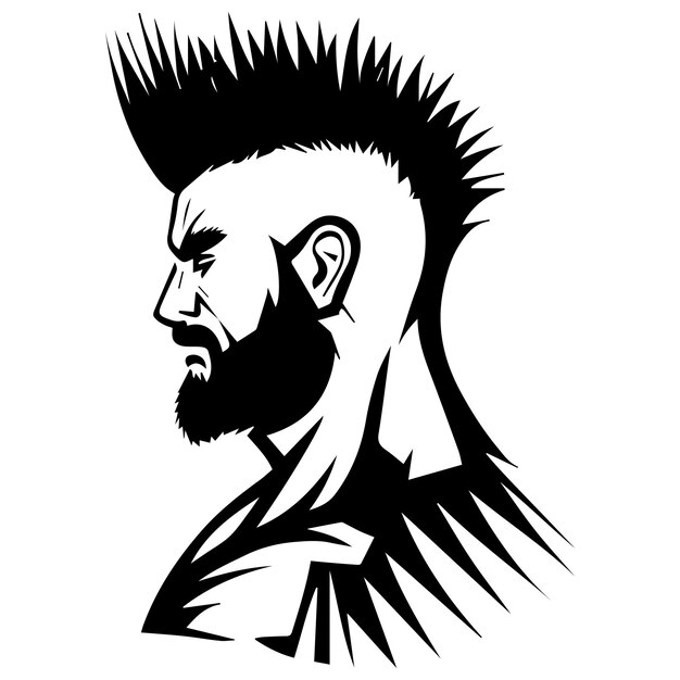 Logotipo vectorial de peluquero
