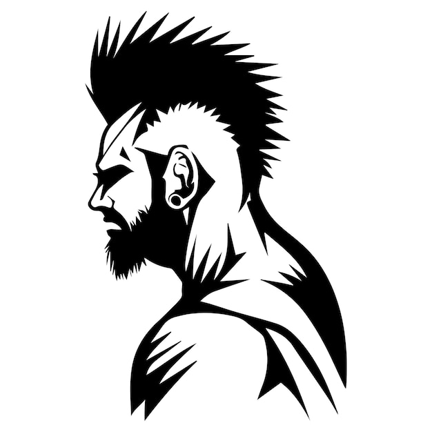 Logotipo vectorial de peluquero