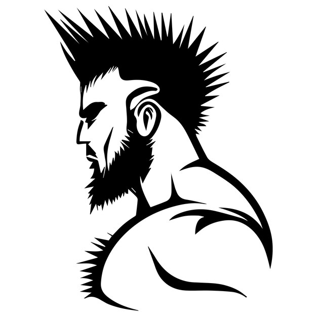 Logotipo vectorial de peluquero