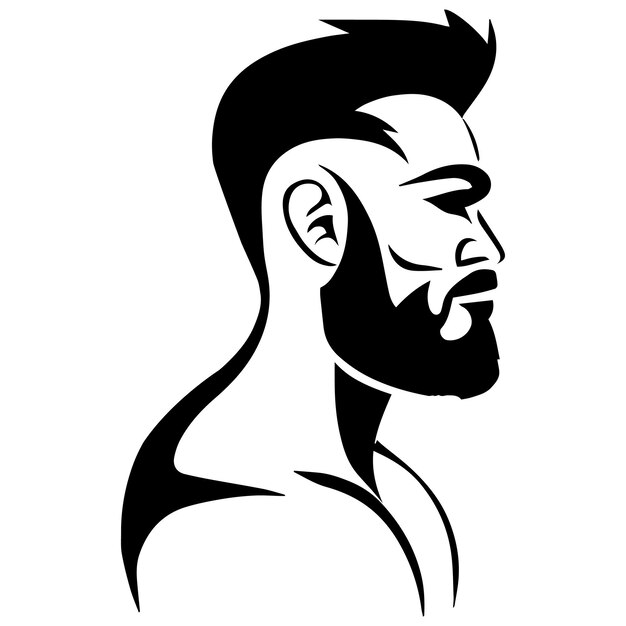 Logotipo vectorial de peluquero