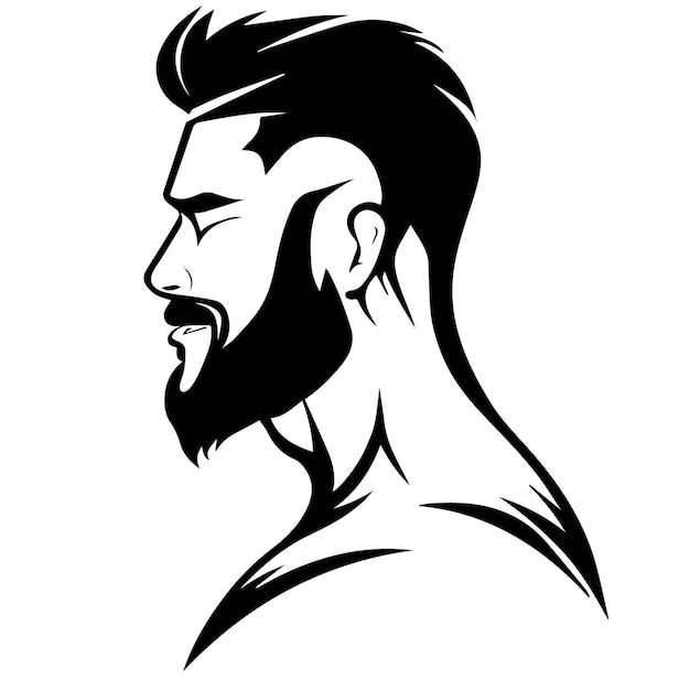 Logotipo vectorial de peluquero