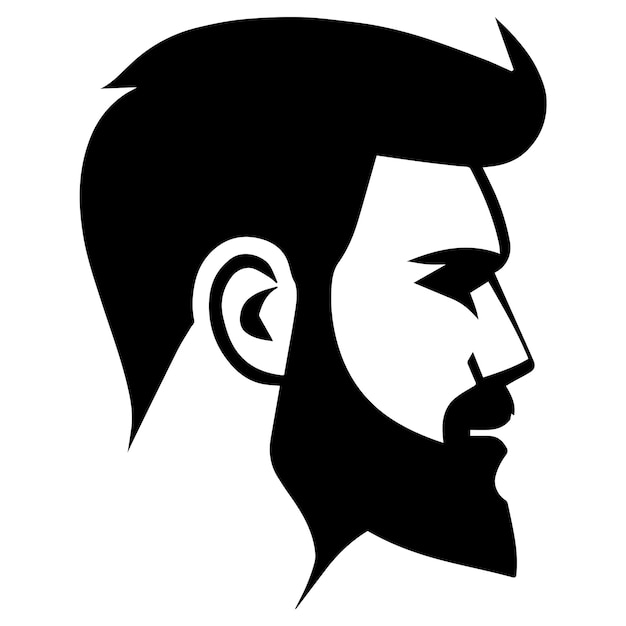 Logotipo vectorial de peluquero