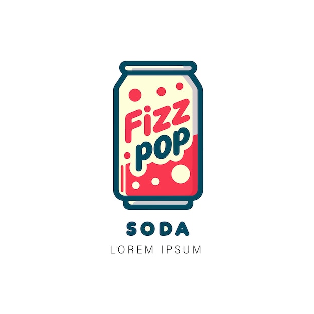 logotipo vectorial de un refresco